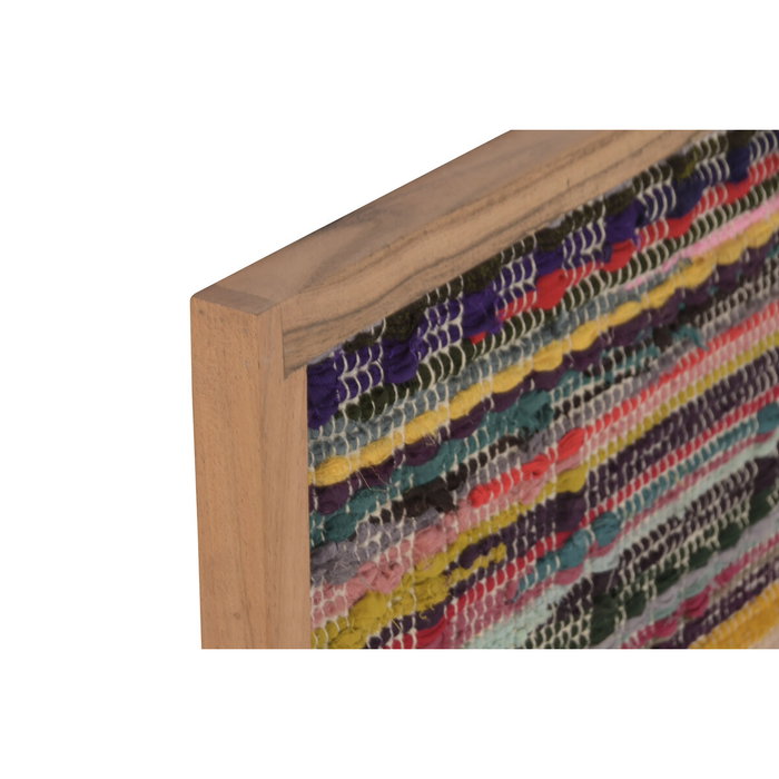 DKD Home Decor Cuadro Algodón Acacia 60x3x90 Chindi Surtido de 2 Unidades