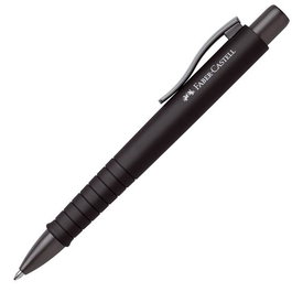 Faber Castell Bolígrafo Poly Ball Urban Tinta Azul XB Recargable Negro Diseño Ergonómico Antideslizante
