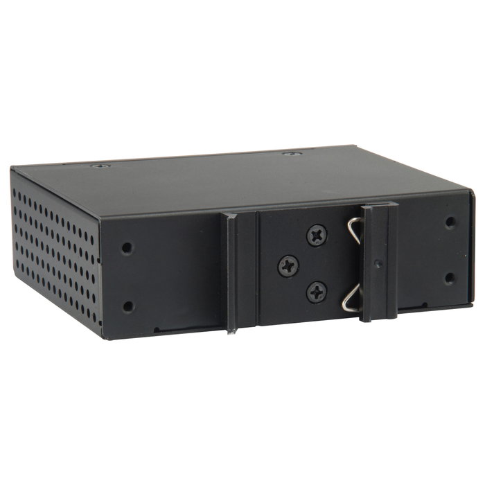 LevelOne IGC-0101 Convertidor Gigabit Ethernet Mediacorner 10/100/1000Base-T a 1000Base-SX SFP con PoE (30W), Montaje en Rail DIN