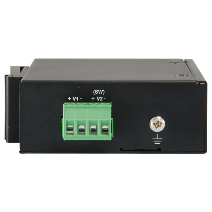 LevelOne IGC-0101 Convertidor Gigabit Ethernet Mediacorner 10/100/1000Base-T a 1000Base-SX SFP con PoE (30W), Montaje en Rail DIN