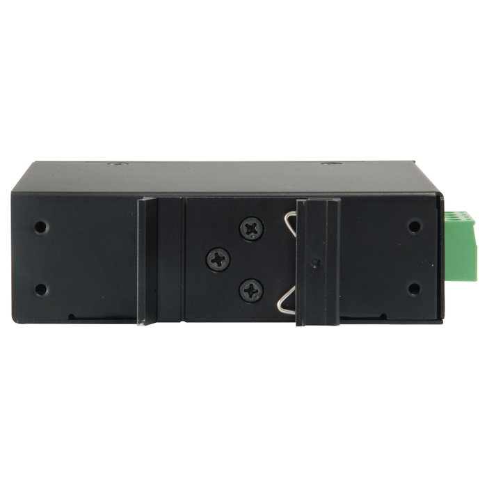 LevelOne IGC-0101 Convertidor Gigabit Ethernet Mediacorner 10/100/1000Base-T a 1000Base-SX SFP con PoE (30W), Montaje en Rail DIN