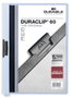 Durable Carpeta Duraclip dossier con pinza lateral azul, capacidad 60 hojas
