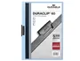 Durable Carpeta Duraclip Dossier con Pinza Lateral, Azul, Capacidad 60 Hojas, Formato DIN A4