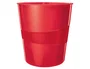LEITZ WOW Papelera de 15L Rojo