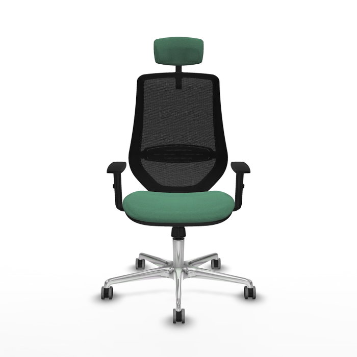 PIQUERAS Y CRESPO Silla de oficina Mardos con mecanismo Sincro, Verde esmeralda y Negro PIQUERAS Y CRESPO Silla de oficina Mardos con mecanismo Sincro, Verde esmeralda y Negro