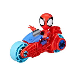 Hasbro Spidey F7459 Set Figura y Motocicleta Marvel +3 Años