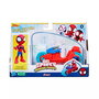 Hasbro Spidey F7459 Set Figura y Motocicleta Marvel +3 Años