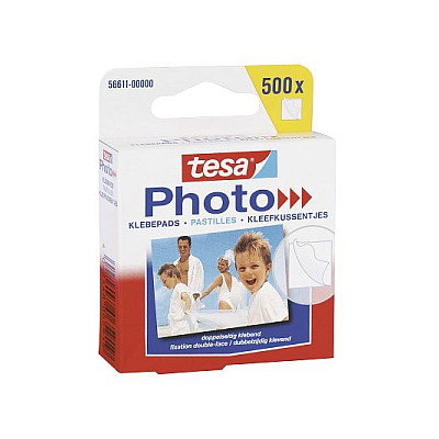 Tesa Photo Klebepads 56611, 500 unidades Tesa Photo Klebepads 56611, 500 unidades