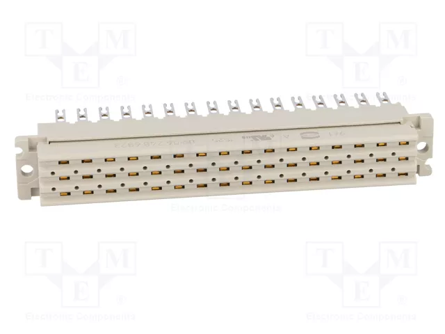 HARTING DIN 41612 conector hembra de 48 pines recto HARTING DIN 41612 conector hembra de 48 pines recto