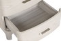 DKD Home Decor Mesita de Noche Tradicional Gris Claro Metal y MDF 2 Cajones 42 x 56.2 x 53 cm