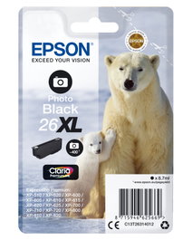 Epson 26XL Cartucho de Tinta Photo Negro Original C13T26314022