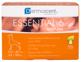 Nextmune Essential 6 Perro Spot On 20-40K 2,4 mL 4Pip para Piel Seca y Equilibrio Cutáneo
