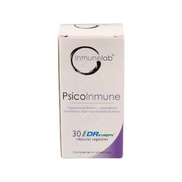 INMUNELAB Psicoinmune 30 Cápsulas - Complemento Alimenticio con L-Triptófano, Vitamina B6 y Extractos Vegetales para el Ánimo