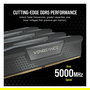 Corsair CMK32GX5M2X7200C34 Memoria RAM DDR5 de 32GB (2x16GB) 7200MHz CL34 Vengeance Black para PC