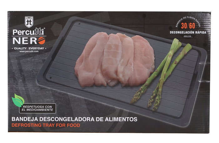 Percutti Nero Bandeja Descongelacion 1 cm x 1 cm x 1 cm (2 Unidades)