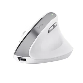 Trust Bayo II Ratón Ergonómico Vertical Inalámbrico Blanco