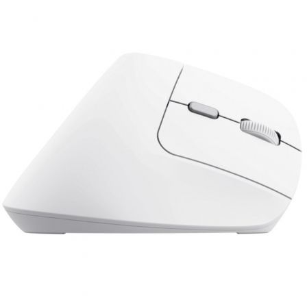 Trust Ratón Ergonómico Inalámbrico Bayo II Recargable Blanco 25398 Hasta 2400 DPI Trust Ratón Ergonómico Inalámbrico Bayo II Recargable Blanco 25398 Hasta 2400 DPI
