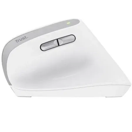 Trust Ratón Ergonómico Inalámbrico Bayo II Recargable Blanco 25398 Hasta 2400 DPI Trust Ratón Ergonómico Inalámbrico Bayo II Recargable Blanco 25398 Hasta 2400 DPI