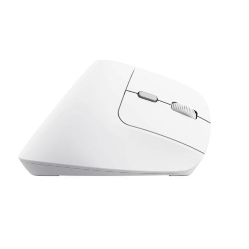 Trust Bayo II Ratón Ergonómico Vertical Inalámbrico Blanco