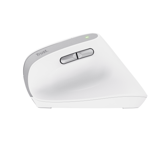 Trust Bayo II Ratón Ergonómico Vertical Inalámbrico Blanco