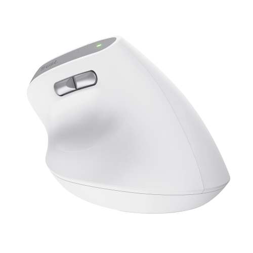 Trust Bayo II Ratón Ergonómico Vertical Inalámbrico Blanco