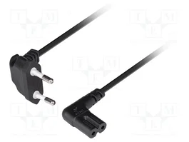 LANBERG Cable de Alimentación CEE 7/16 (C) a IEC C7 de 3m