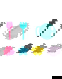 Marbueno Conjunto Cubo con Accesorios 6 Piezas Color Surtido 19x16 cm Playa MARBUENO SUMMER 10555