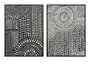 DKD Home Decor Cuadro Lienzo Abstracto Pack de 2