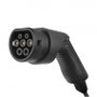 Green Cell Wallbox EV PowerBox con 2 tomas de carga, cable Tipo 2 de 6m, 22KW, 32A, Negro