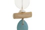 DKD Home Decor Decoración Colgante Madera y Resina 30x3x52