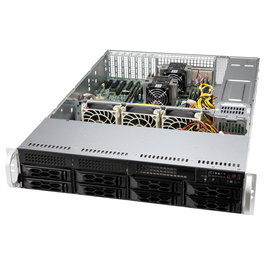Super Micro CSE-LA25TQC-R609LP Servidor Montaje en Rack 2U ATX EATX 8 Bahías 3.5" Fuente 600W 80 PLUS Platinum