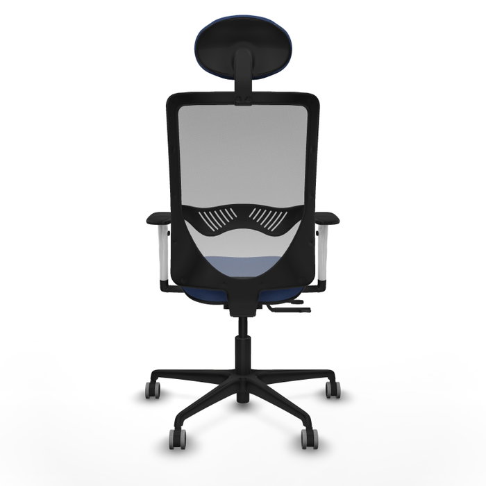 PIQUERAS Y CRESPO Silla de oficina Zulema con mecanismo Sincro/Traslack, Azul marino y Gris PIQUERAS Y CRESPO Silla de oficina Zulema con mecanismo Sincro/Traslack, Azul marino y Gris