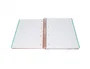 Antartik Cuaderno Espiral Micro A4 Tapa Foam 120Hojas 90gr Cuadrícula 5mm, 5 Bandas Sección, 4 Taladros, Color Coral