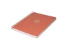 Antartik Cuaderno Espiral Micro A4 Tapa Foam 120Hojas 90gr Cuadrícula 5mm, 5 Bandas Sección, 4 Taladros, Color Coral