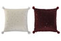 DKD Home Decor Fundas para Cojín de Poliéster y Velvet, 45x45 cm, Surtido de 2 Colores