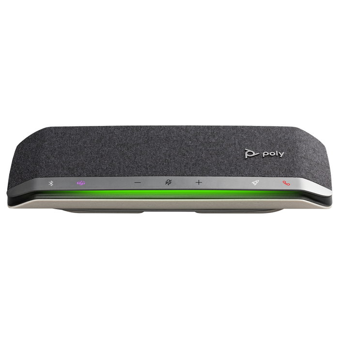HP Poly Sync 40-M Altavoz manos libres certificado para Microsoft Teams (Plata)