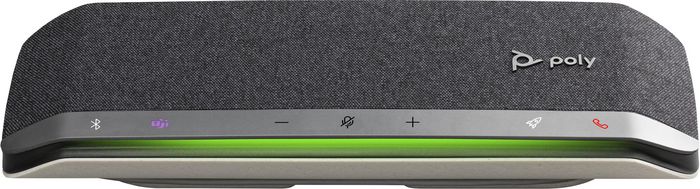 HP Poly Sync 40-M Altavoz manos libres certificado para Microsoft Teams (Plata)