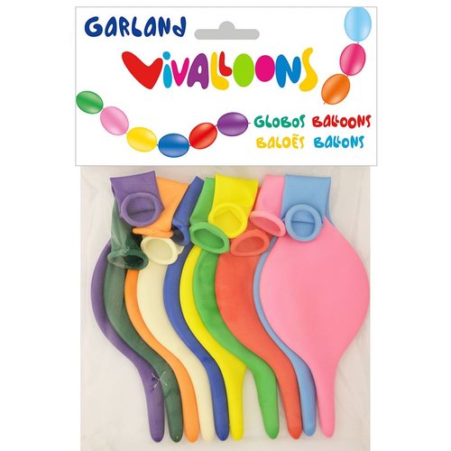 VIVALLOONS Guirnalda de Globos Colores Pastel Surtidos VIVALLOONS Guirnalda de Globos Colores Pastel Surtidos