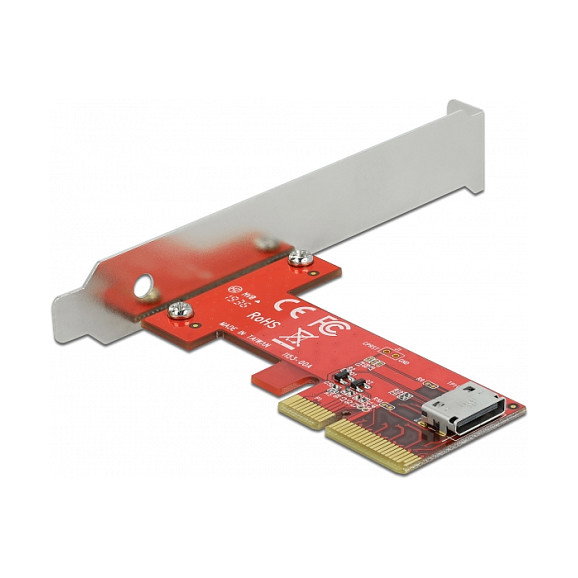 DeLOCK Tarjeta PCI Express x4 a 1 x OCuLink SFF-8612 Interna Low Profile DeLOCK Tarjeta PCI Express x4 a 1 x OCuLink SFF-8612 Interna Low Profile