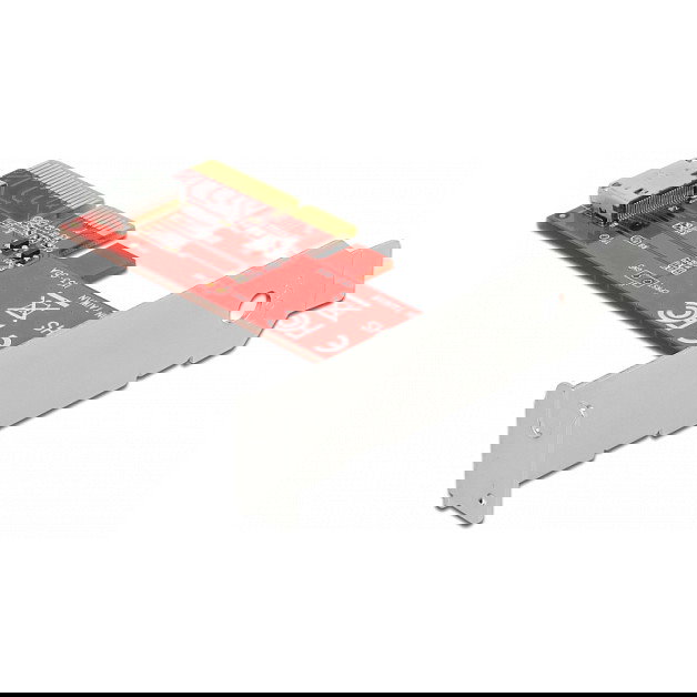 DeLOCK Tarjeta PCI Express x4 a 1 x OCuLink SFF-8612 Interna, Factor de Forma Bajo (Low Profile), PCIe 4.0, 64 Gbit/s, NVMe, para Windows 10/8.1 y Linux DeLOCK Tarjeta PCI Express x4 a 1 x OCuLink SFF-8612 Interna, Factor de Forma Bajo (Low Profile), PCIe 4.0, 64 Gbit/s, NVMe, para Windows 10/8.1 y Linux