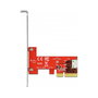 DeLOCK Tarjeta PCI Express x4 a 1 x OCuLink SFF-8612 Interna, Factor de Forma Bajo (Low Profile), PCIe 4.0, 64 Gbit/s, NVMe, para Windows 10/8.1 y Linux
