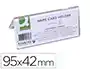 Q-connect Identificador sobremesa metacrilato 95x42 mm ref.5730