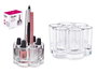 Berilo Organizador Redondo 12 Huecos Transparente 9x9x5.1 cm Plástico (Set de 12)