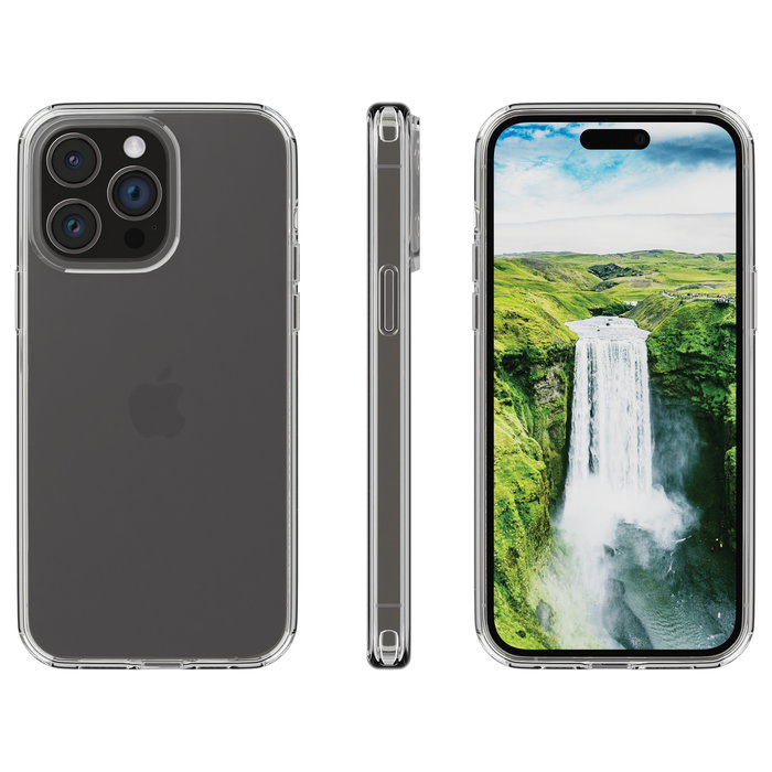 dbramante1928 Iceland Ultra D3O para Apple iPhone 15 Pro, Transparente