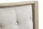 DKD Home Decor Cabecero de Cama Lino Rubberwood 180x8x134 Beige