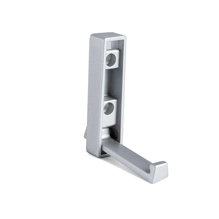 HERRAJES ALK Tirador Zamak Modelo Lopa Acabado Aluminio Tipo Instalado Sobreponer