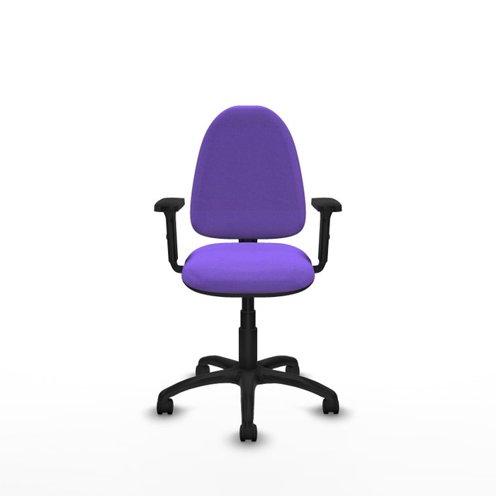 PIQUERAS Y CRESPO Silla de oficina Aýna Lila con Brazos 2D