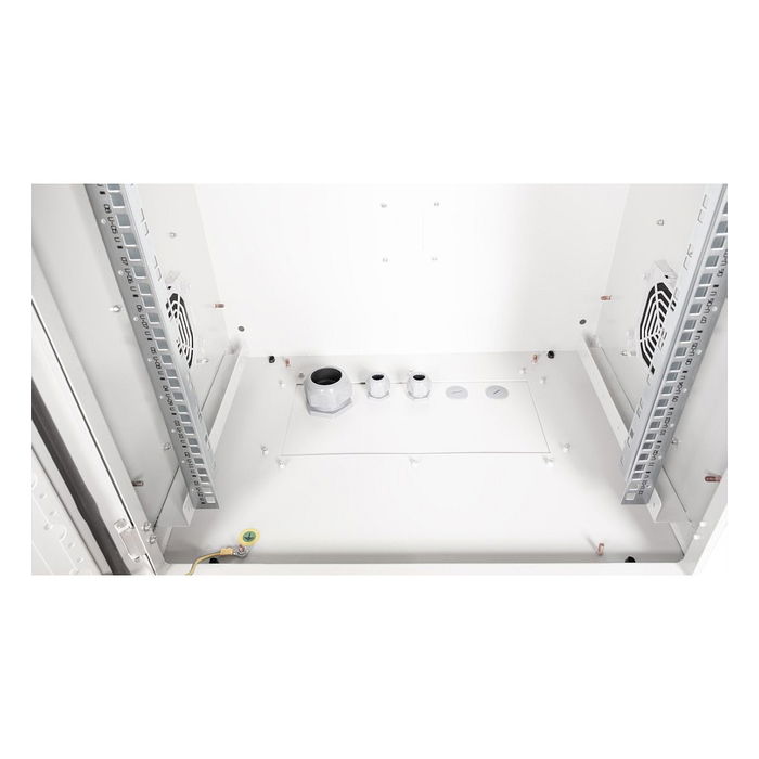 ROLINE 19 Pulgadas Bastidor de Pared 12U, 600 x 450 mm, IP55, Gris