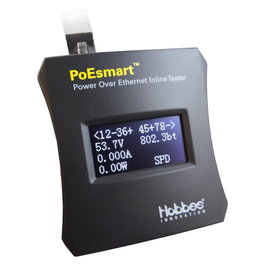 HOBBES 256320 PoEsmart Inline Power Over Ethernet Tester