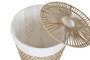 DKD Home Decor Cesta Ropa Fibra Poliéster Natural